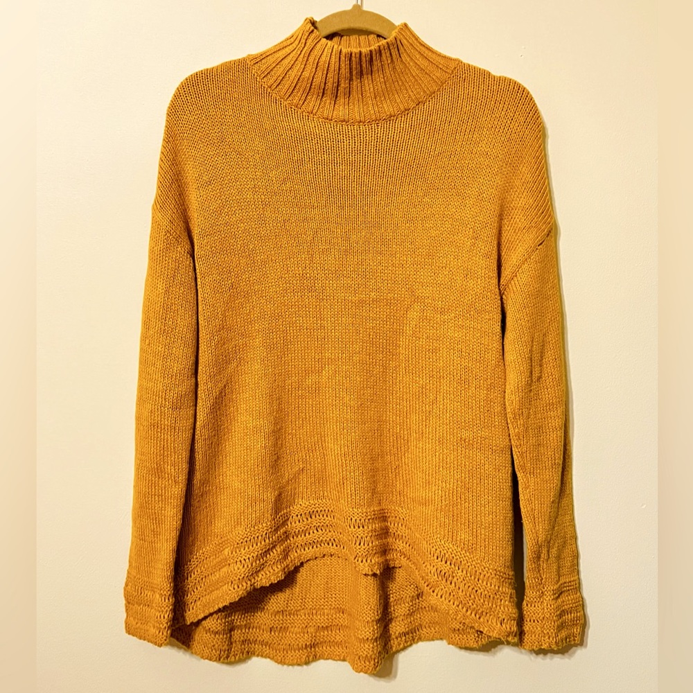 Mock Neck Knit Sweater